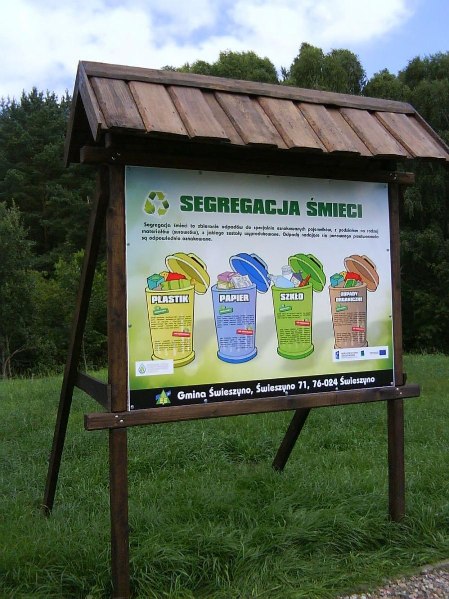 Gmina Świeszyno zachęca do odwiedzenia nowo – wybudowanej ( sierpień 2015r.) ścieżki edukacyjnej, zlokalizowanej na zrekultywowany składowisku w Niedalinie. Ścieżka poświęcona jest tematyce związanej z zagospodarowaniem odpadów, ochroną środowiska oraz rekultywacją składowiska w Niedalinie. Na słupach zlokalizowanych wzdłuż ścieżki umieszczone są kolorowe tablice informacyjne z krótkimi informacjami na temat np. czasu rozkładu odpadów, czy zdjęciami składowiska przed rekultywacją. Na koniec można spocząć i wsłuchać się w szum lasu i świergot ptaków pod drewnianą wiatą zaopatrzoną stół i ławki. Serdecznie zapraszamy szkoły oraz osoby prywatne ceniące wycieczki na łono natury. Gmina Świeszyno zachęca do odwiedzenia nowo – wybudowanej ( sierpień 2015r.) ścieżki edukacyjnej, zlokalizowanej na zrekultywowany składowisku w Niedalinie. Ścieżka poświęcona jest tematyce związanej z zagospodarowaniem odpadów, ochroną środowiska oraz rekultywacją składowiska w Niedalinie. Na słupach zlokalizowanych wzdłuż ścieżki umieszczone są kolorowe tablice informacyjne z krótkimi informacjami na temat np. czasu rozkładu odpadów, czy zdjęciami składowiska przed rekultywacją. Na koniec można spocząć i wsłuchać się w szum lasu i świergot ptaków pod drewnianą wiatą zaopatrzoną stół i ławki. Serdecznie zapraszamy szkoły oraz osoby prywatne ceniące wycieczki na łono natury.