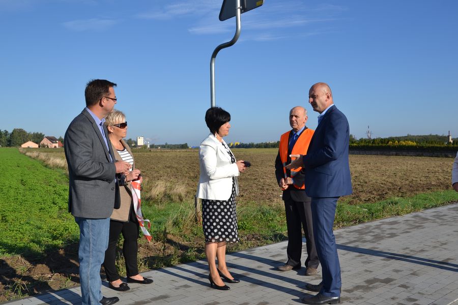 Droga powiatowa już otwarta Droga powiatowa już otwarta