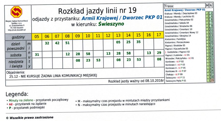 rozkład jazdy rozkład jazdy