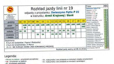 rozkład jazdy