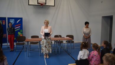 rozpoczęcie roku w SP Swieszyno