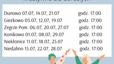 harmonogram lipiec
