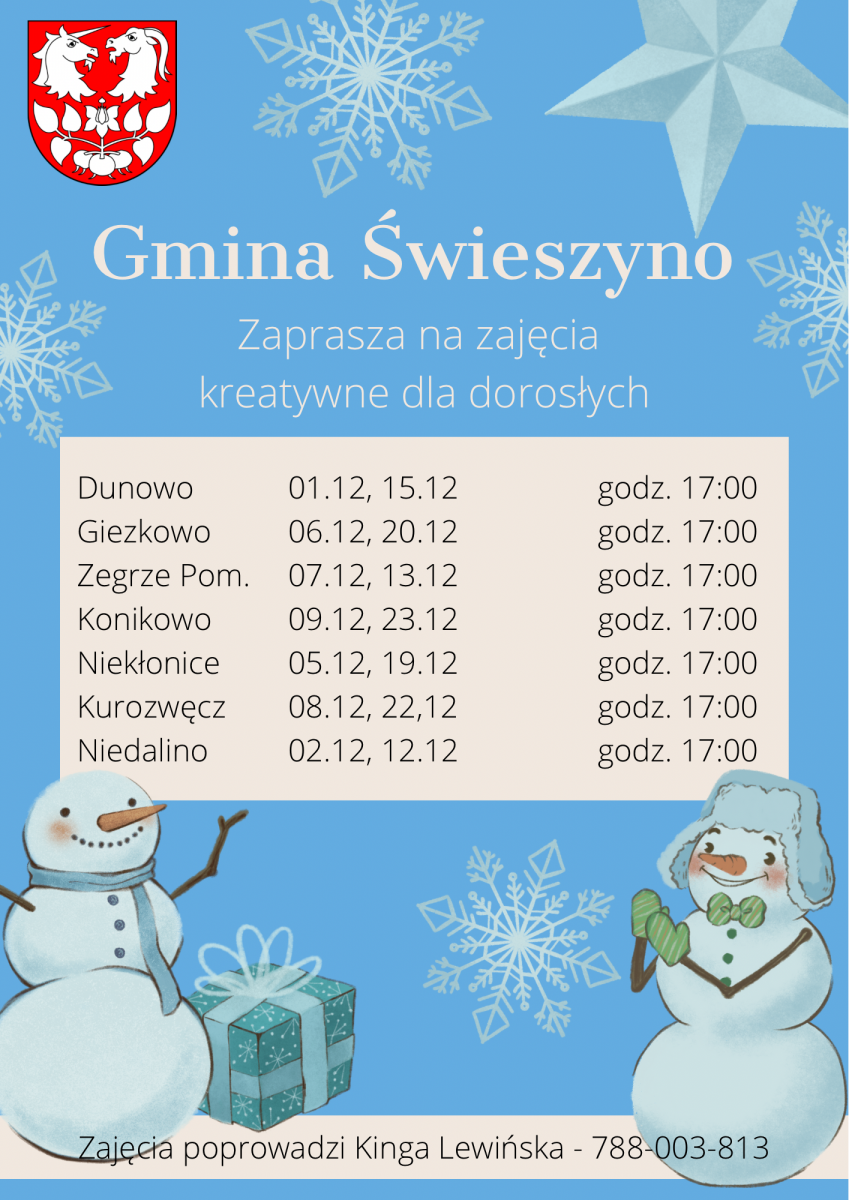 harmonogram grudzień